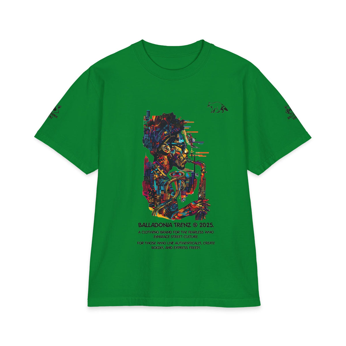 Balladonia Trenz Neon Jazz Vibes Tee