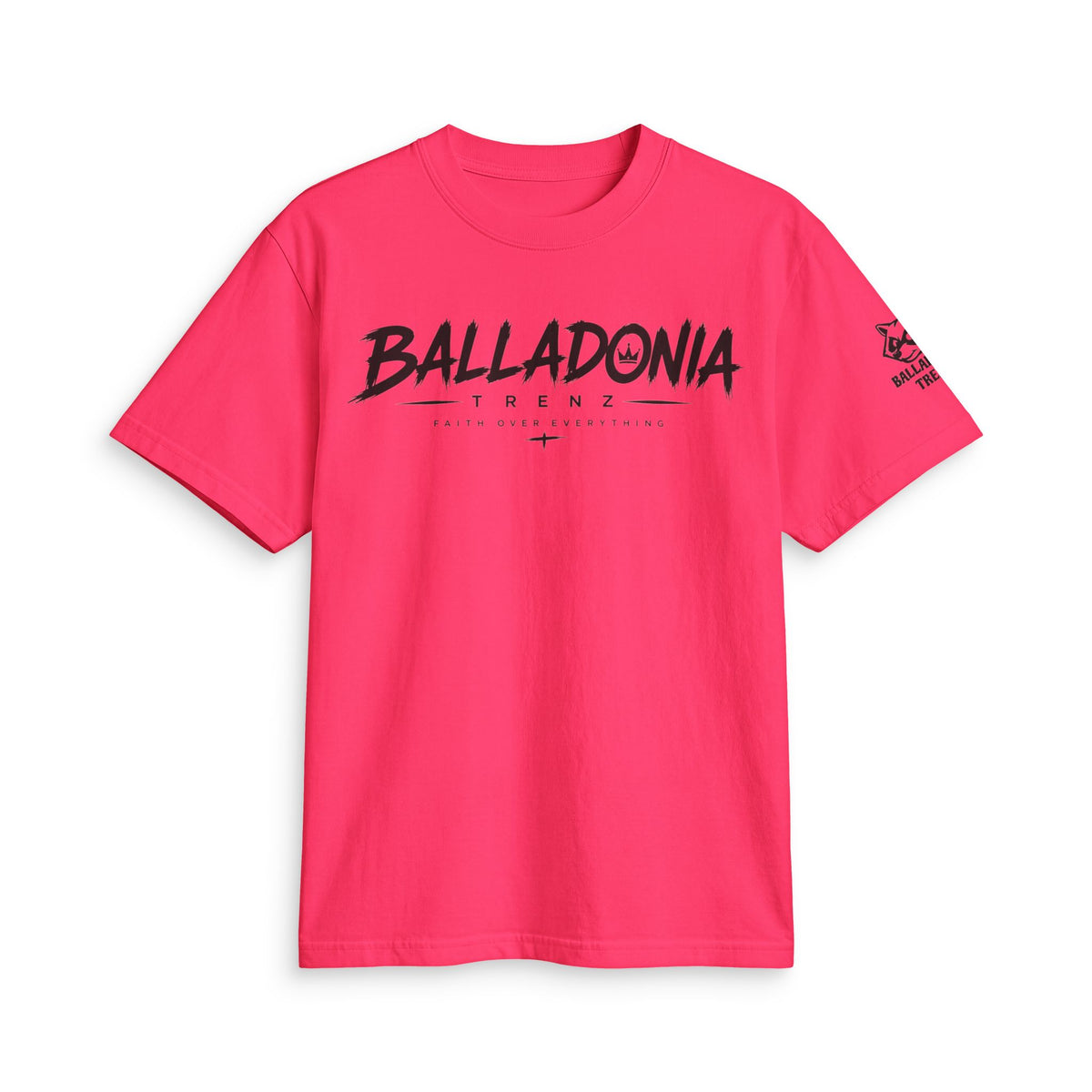 'Balladonia' Faith Streetwear Tee (GOD Vertical Back Print)