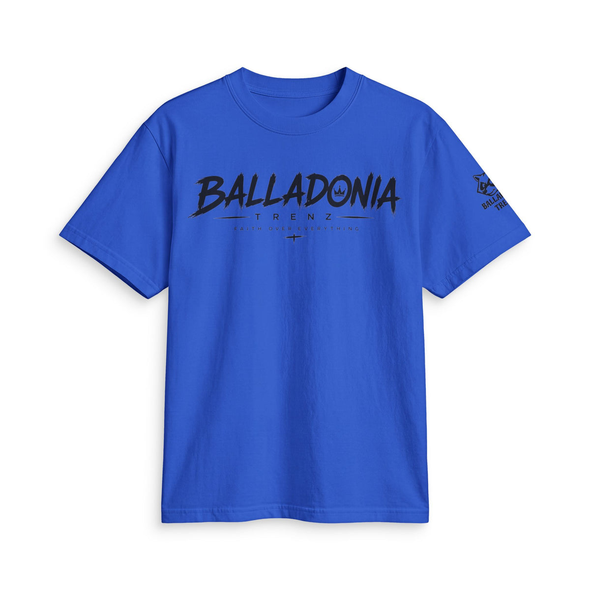 'Balladonia' Faith Streetwear Tee (GOD Vertical Back Print)