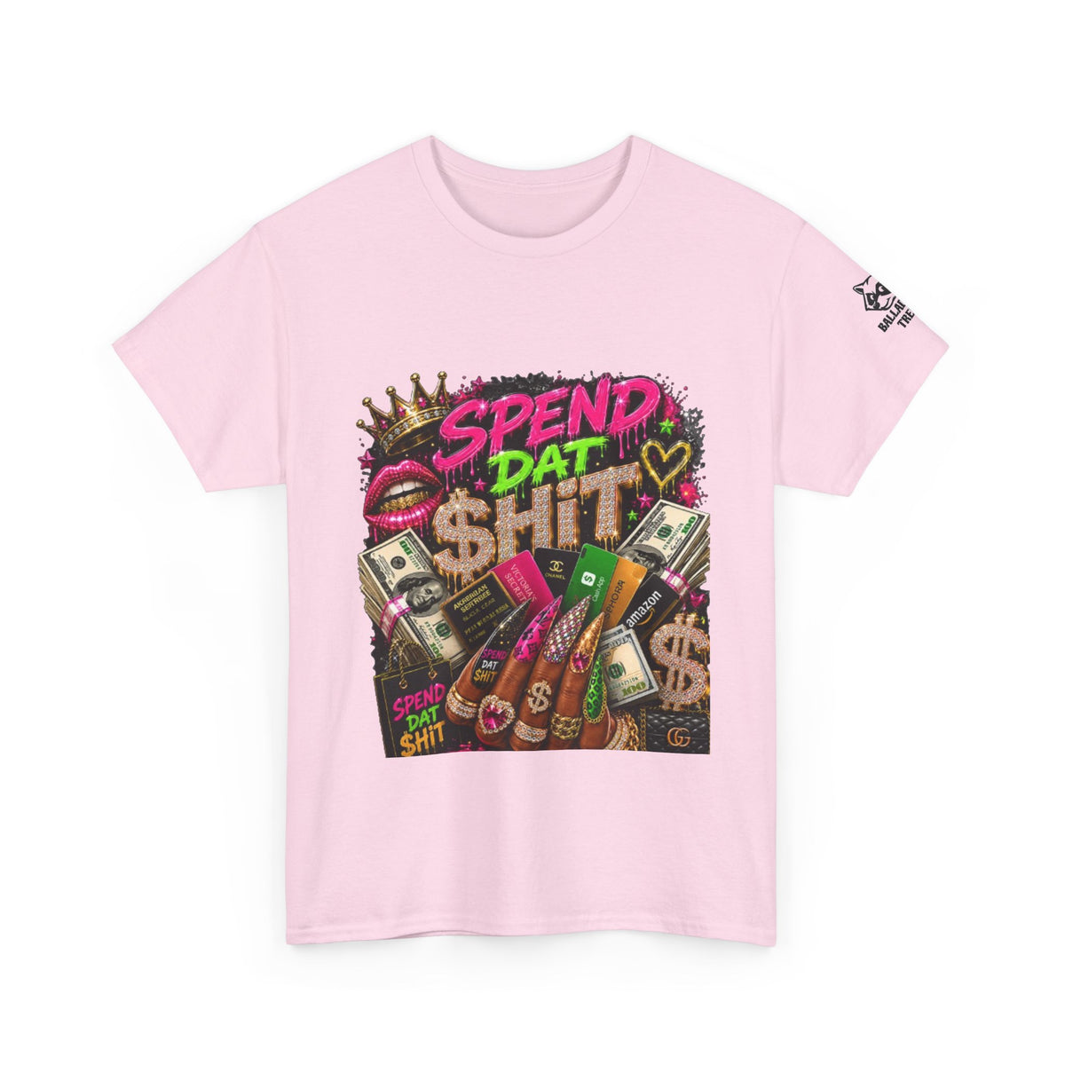 Spend Dat hit Graphic Tee — Bold Money & Neon Streetwear T-Shirt