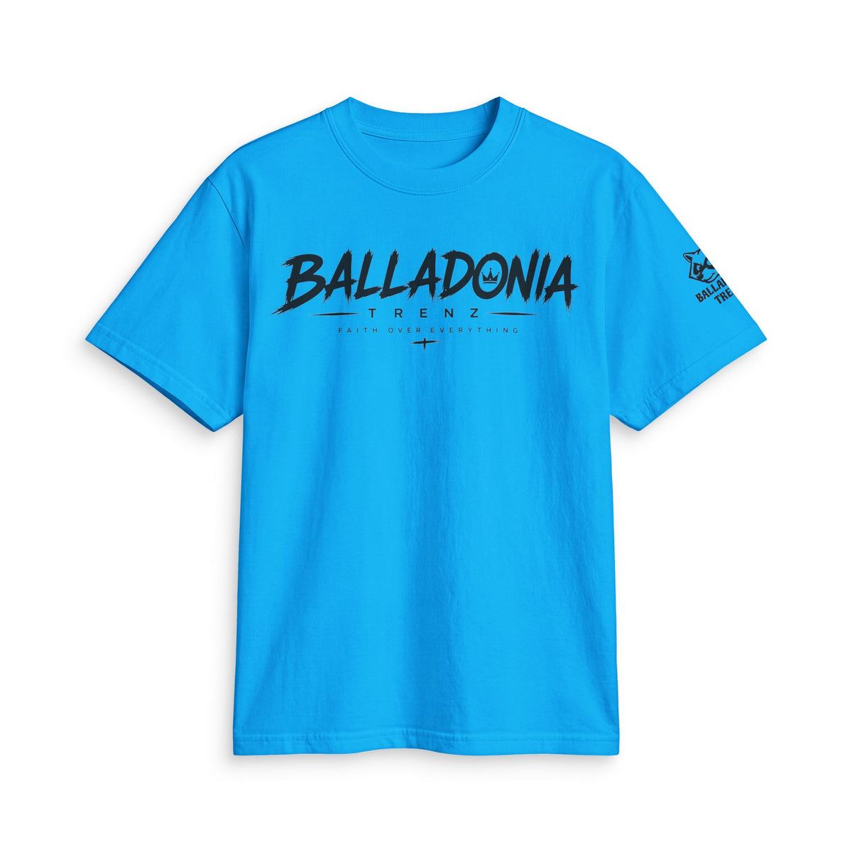 'Balladonia' Faith Streetwear Tee (GOD Vertical Back Print)