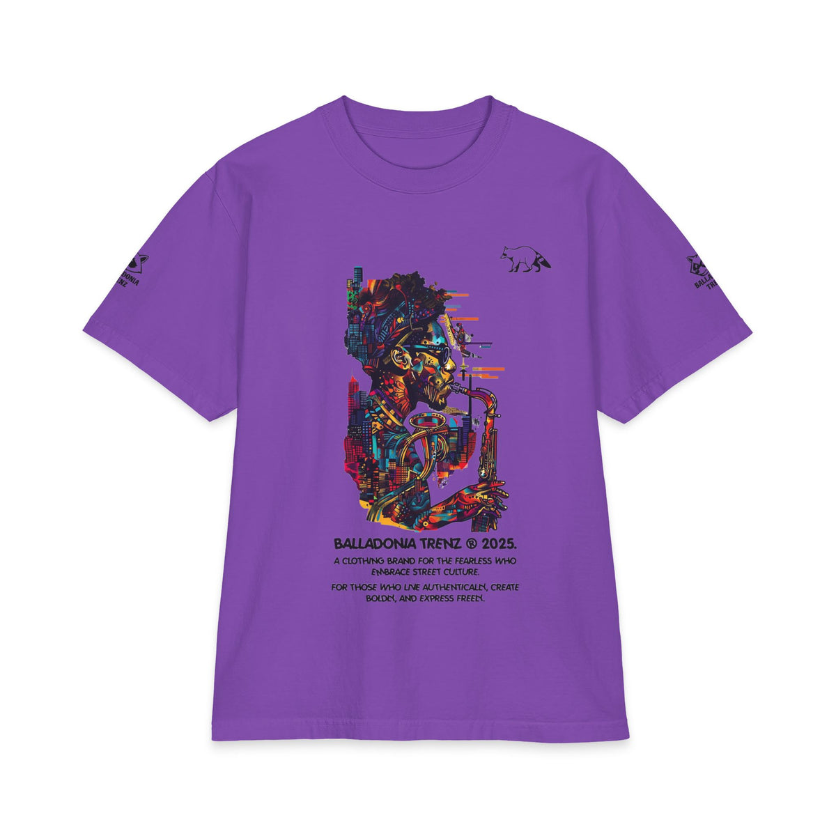 Balladonia Trenz Neon Jazz Vibes Tee