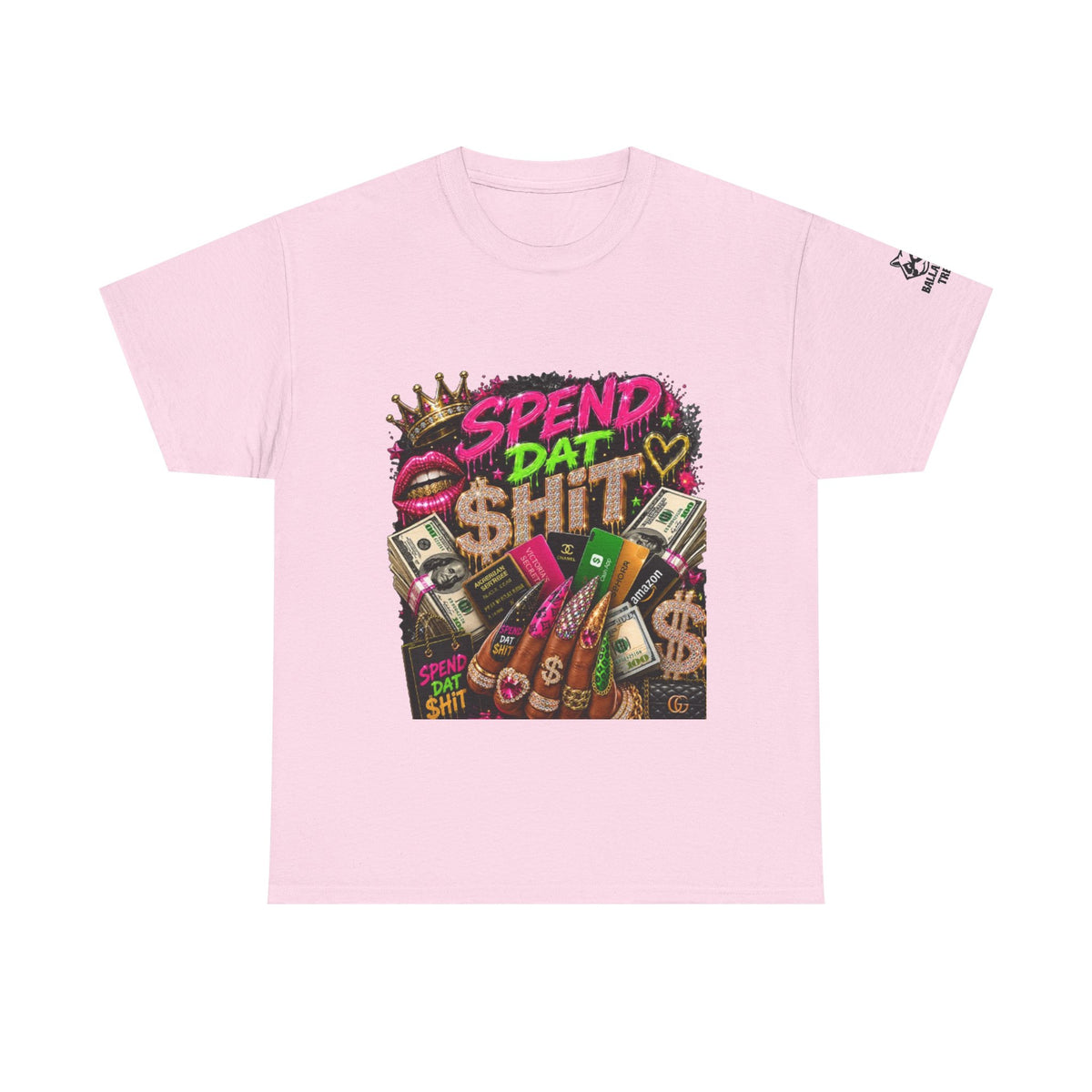 Spend Dat hit Graphic Tee — Bold Money & Neon Streetwear T-Shirt