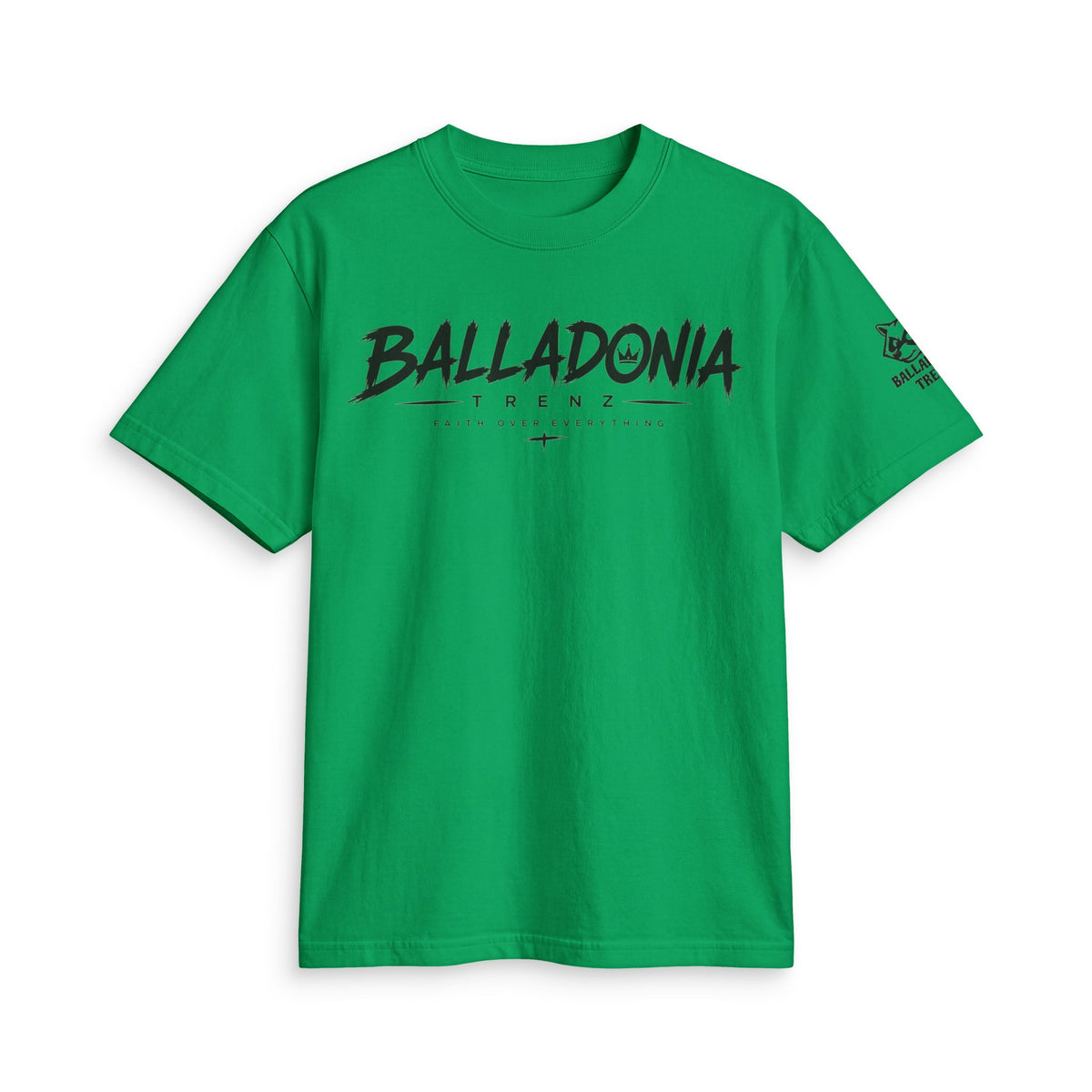 'Balladonia' Faith Streetwear Tee (GOD Vertical Back Print)