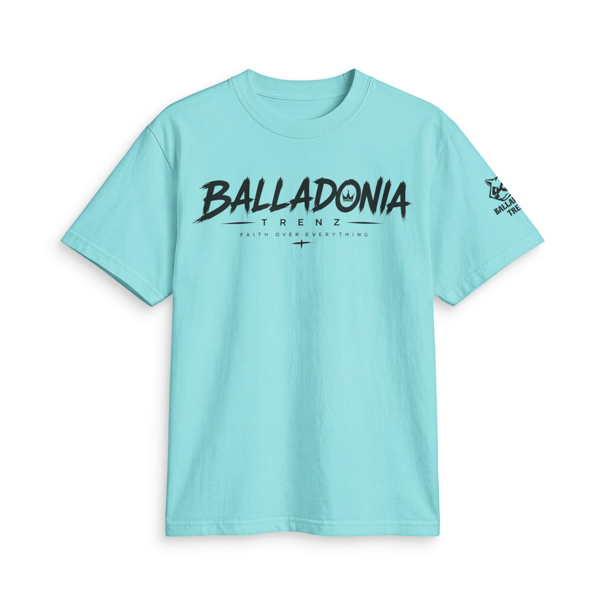 'Balladonia' Faith Streetwear Tee (GOD Vertical Back Print)
