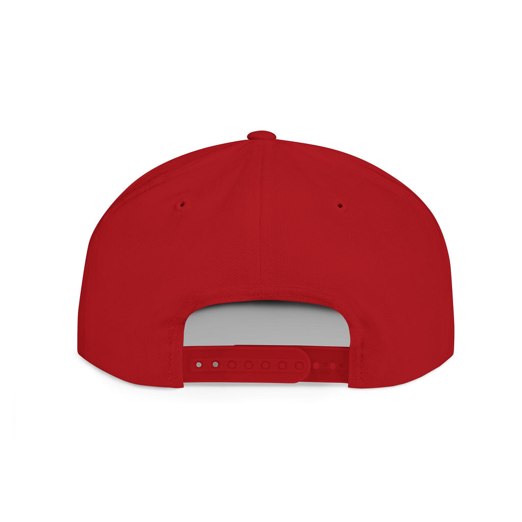 Snapback Hat — Balladonia Trenz Raccoon Logo Flat Bill Cap