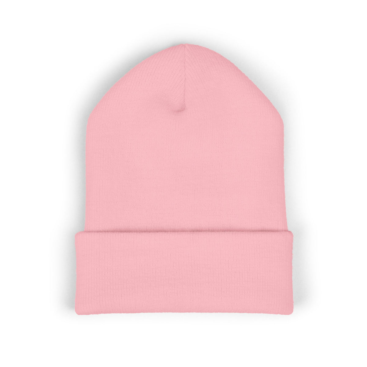 Embroidered Raccoon Logo Cuffed Beanie — Balladonia Trenz Knit Hat