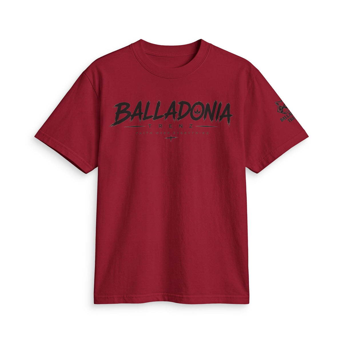 'Balladonia' Faith Streetwear Tee (GOD Vertical Back Print)