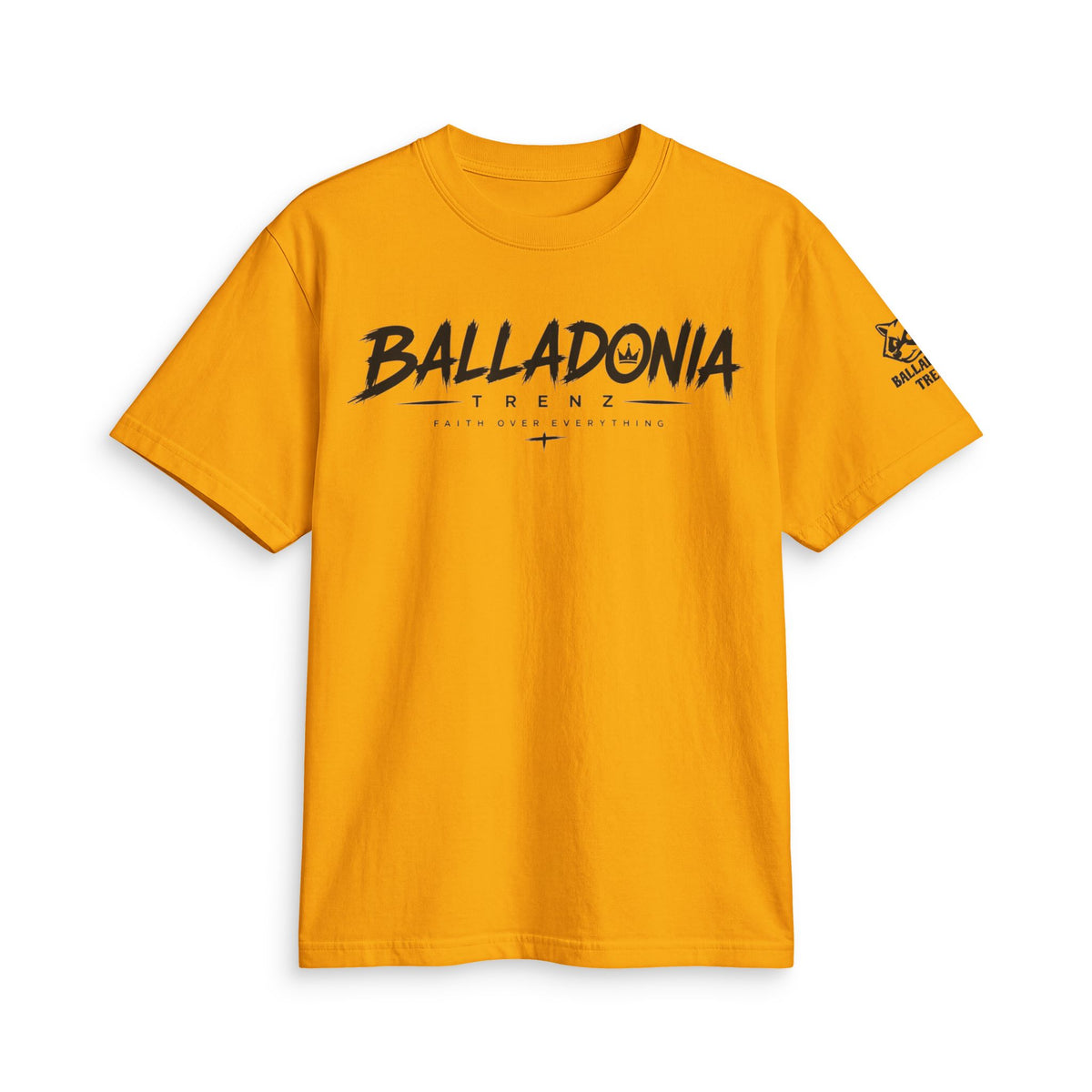 'Balladonia' Faith Streetwear Tee (GOD Vertical Back Print)