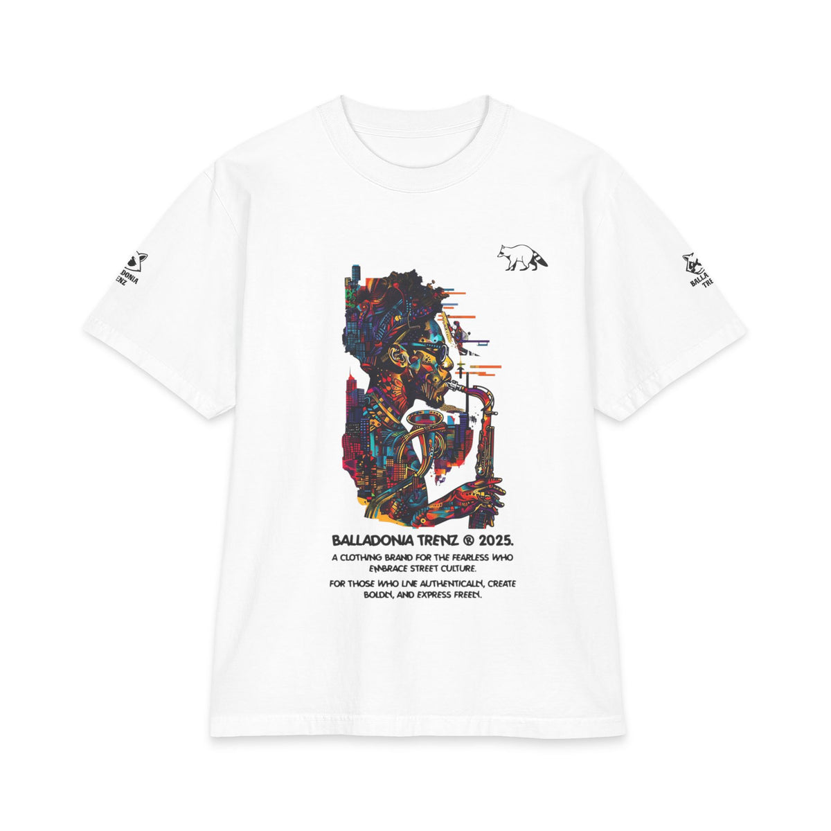 Balladonia Trenz Neon Jazz Vibes Tee