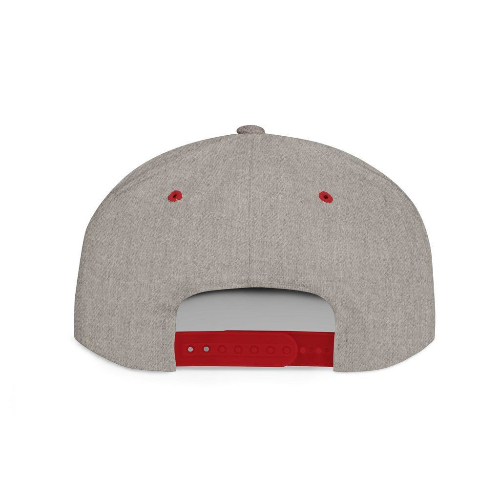 Snapback Hat — Balladonia Trenz Raccoon Logo Flat Bill Cap