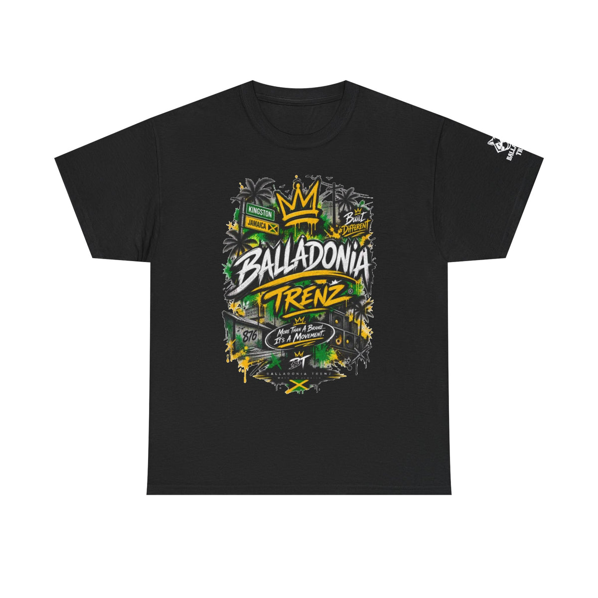 Balladonia Trenz Graphic Tee — Streetwear Crown Logo T‑Shirt