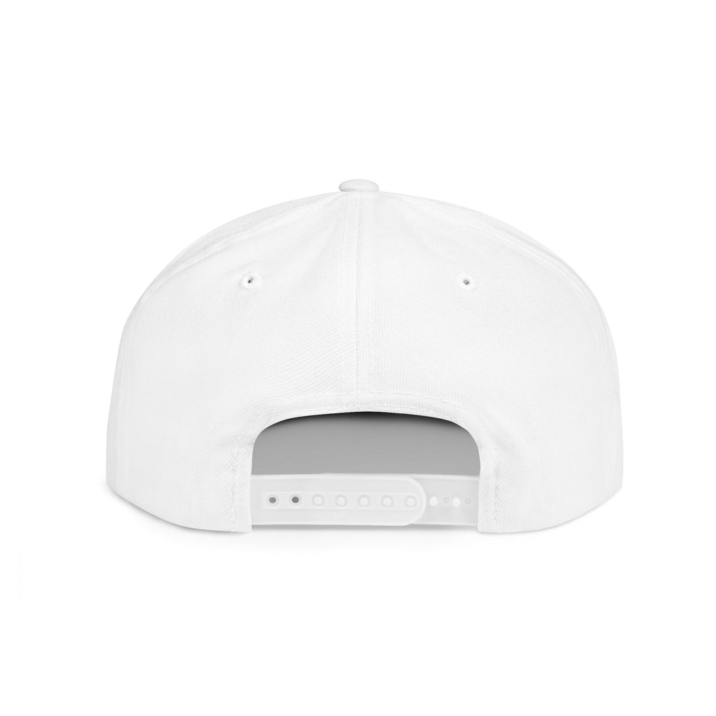 Snapback Hat — Balladonia Trenz Raccoon Logo Flat Bill Cap