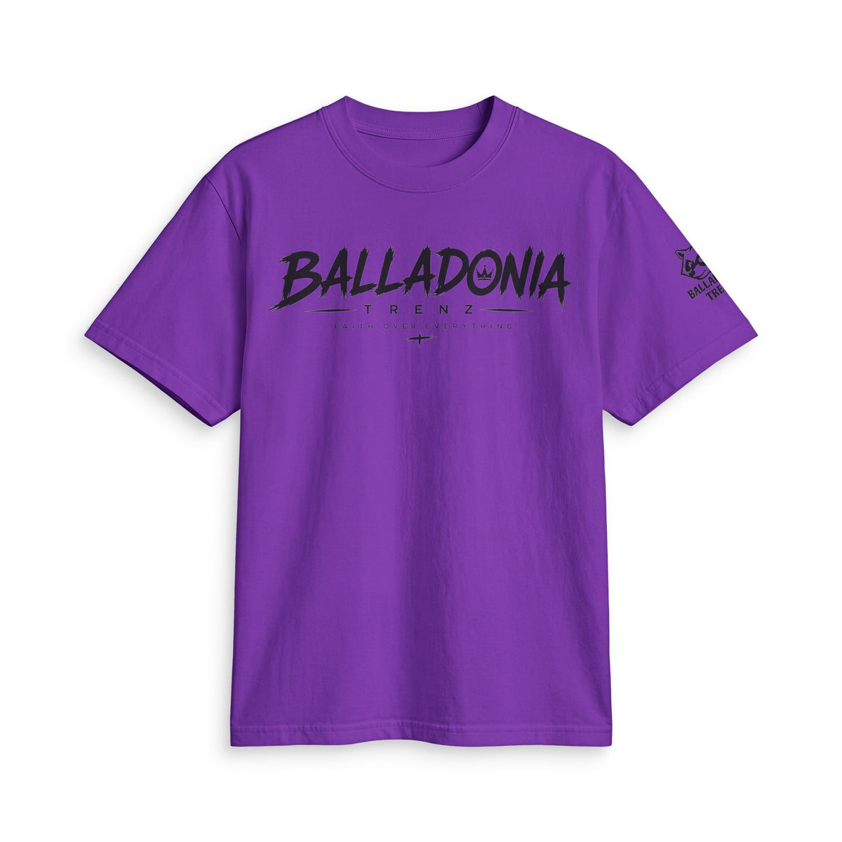 'Balladonia' Faith Streetwear Tee (GOD Vertical Back Print)
