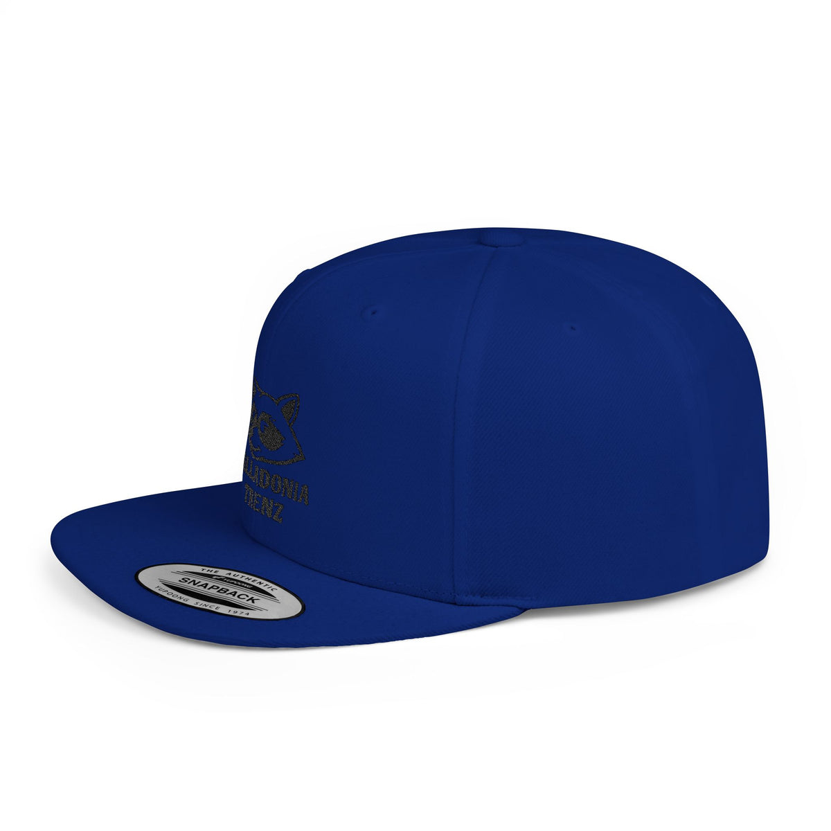 Snapback Hat — Balladonia Trenz Raccoon Logo Flat Bill Cap