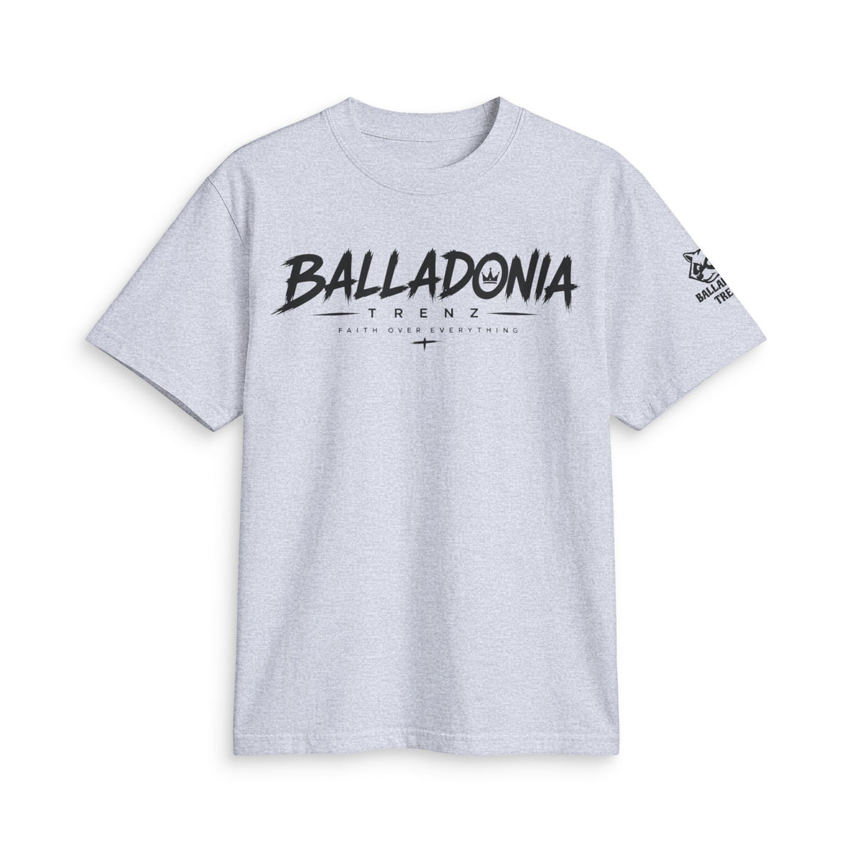 'Balladonia' Faith Streetwear Tee (GOD Vertical Back Print)