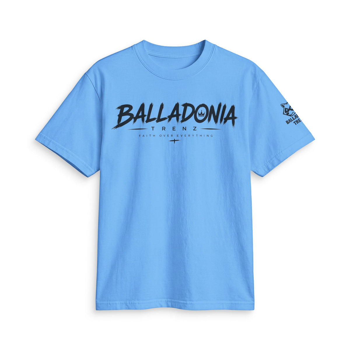 'Balladonia' Faith Streetwear Tee (GOD Vertical Back Print)