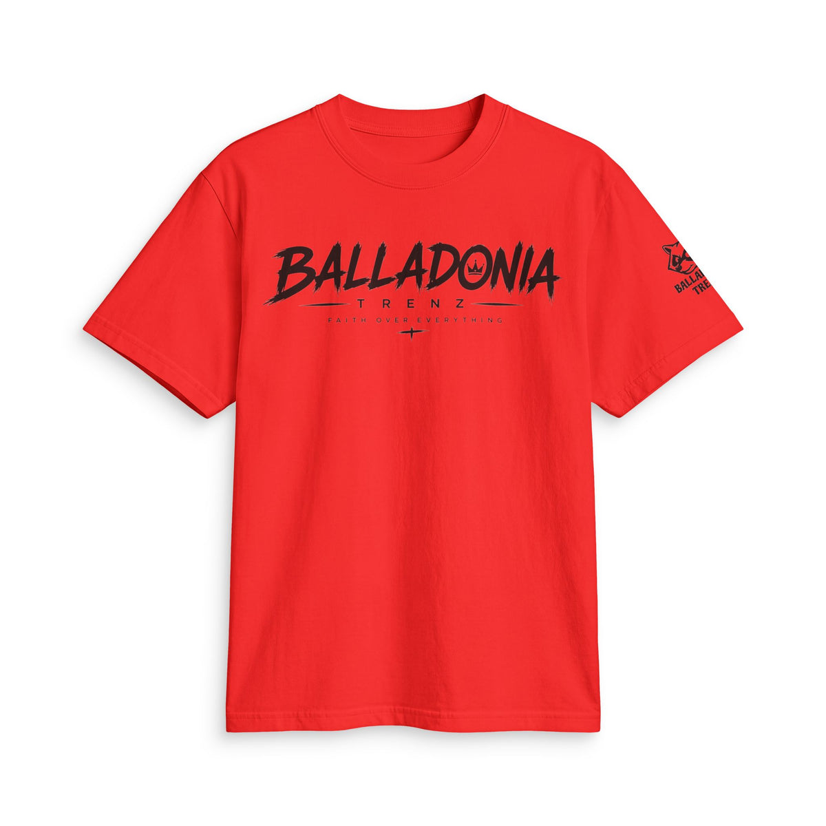'Balladonia' Faith Streetwear Tee (GOD Vertical Back Print)